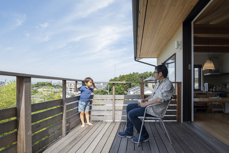 バルコニーからの景色